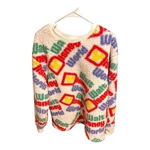 Walt Disney World Sherpa Fleece Sweatshirt Size XL